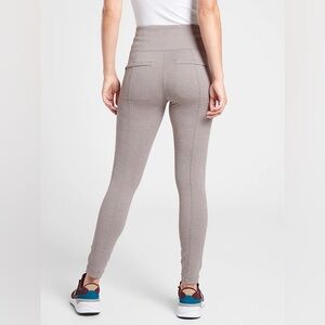 Athleta Delancey Herringbone LeggingsWomen's High-Waisted Gray Size XSmall